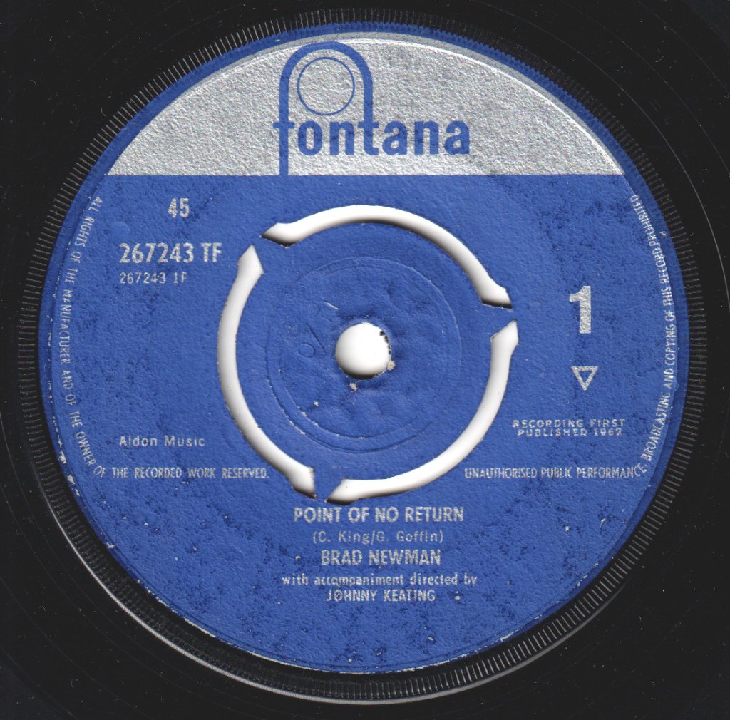 Brad Newman - Point Of No Return - 7 Inch