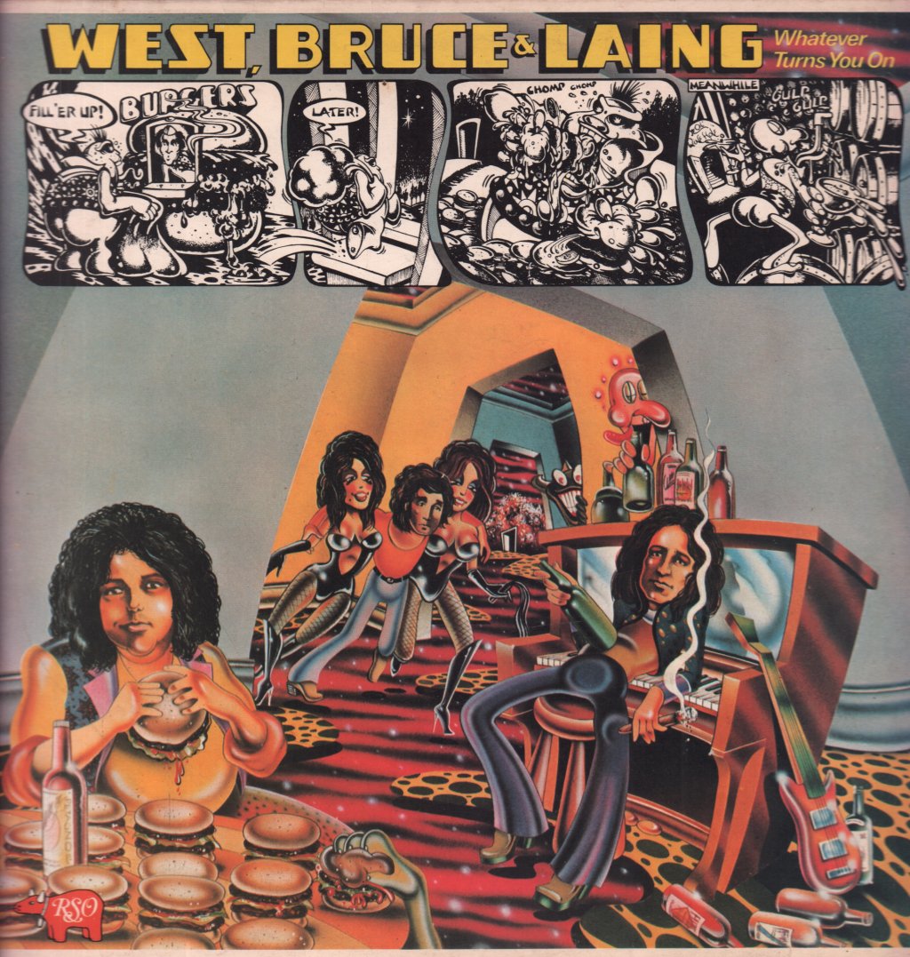 West Bruce And Laing - Whatever Turns You On - Lp