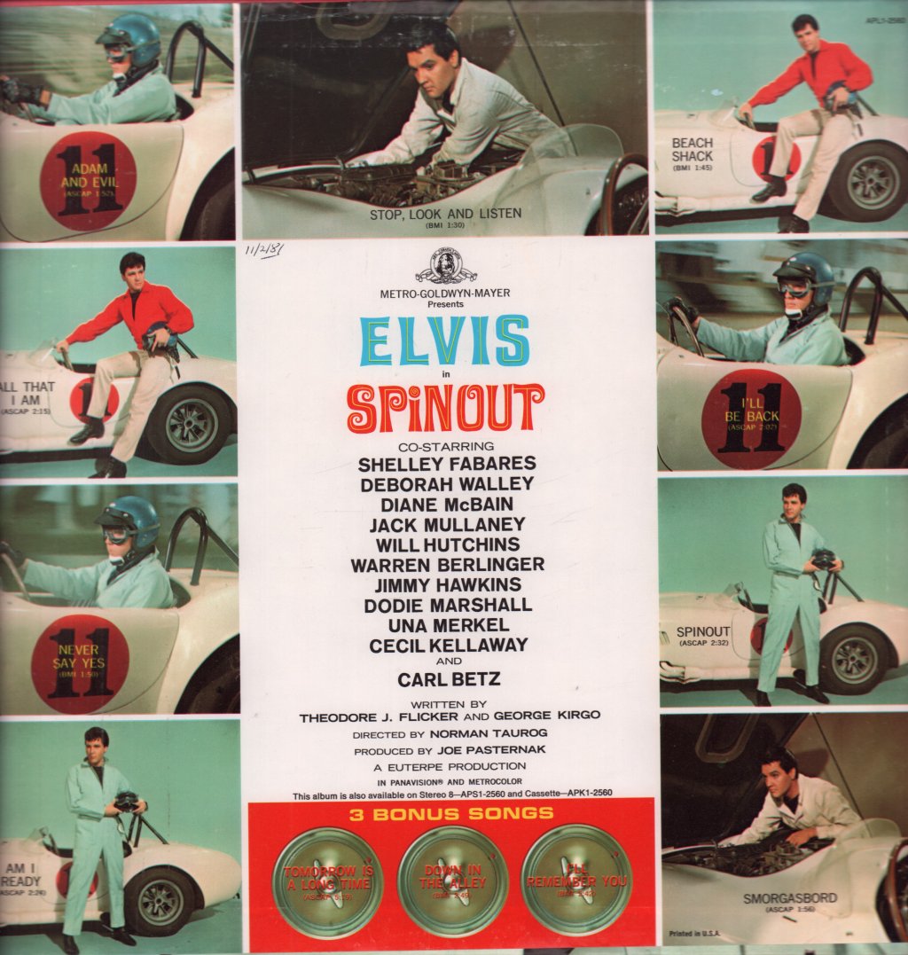 Elvis Presley - Spinout - Lp