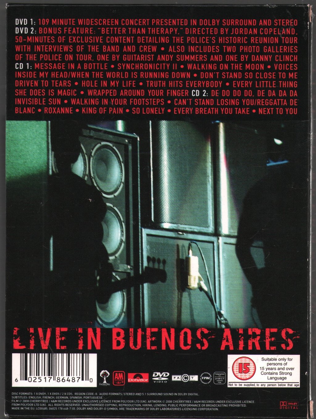 Police - Certifiable (Live In Buenos Aires) - Double Cd