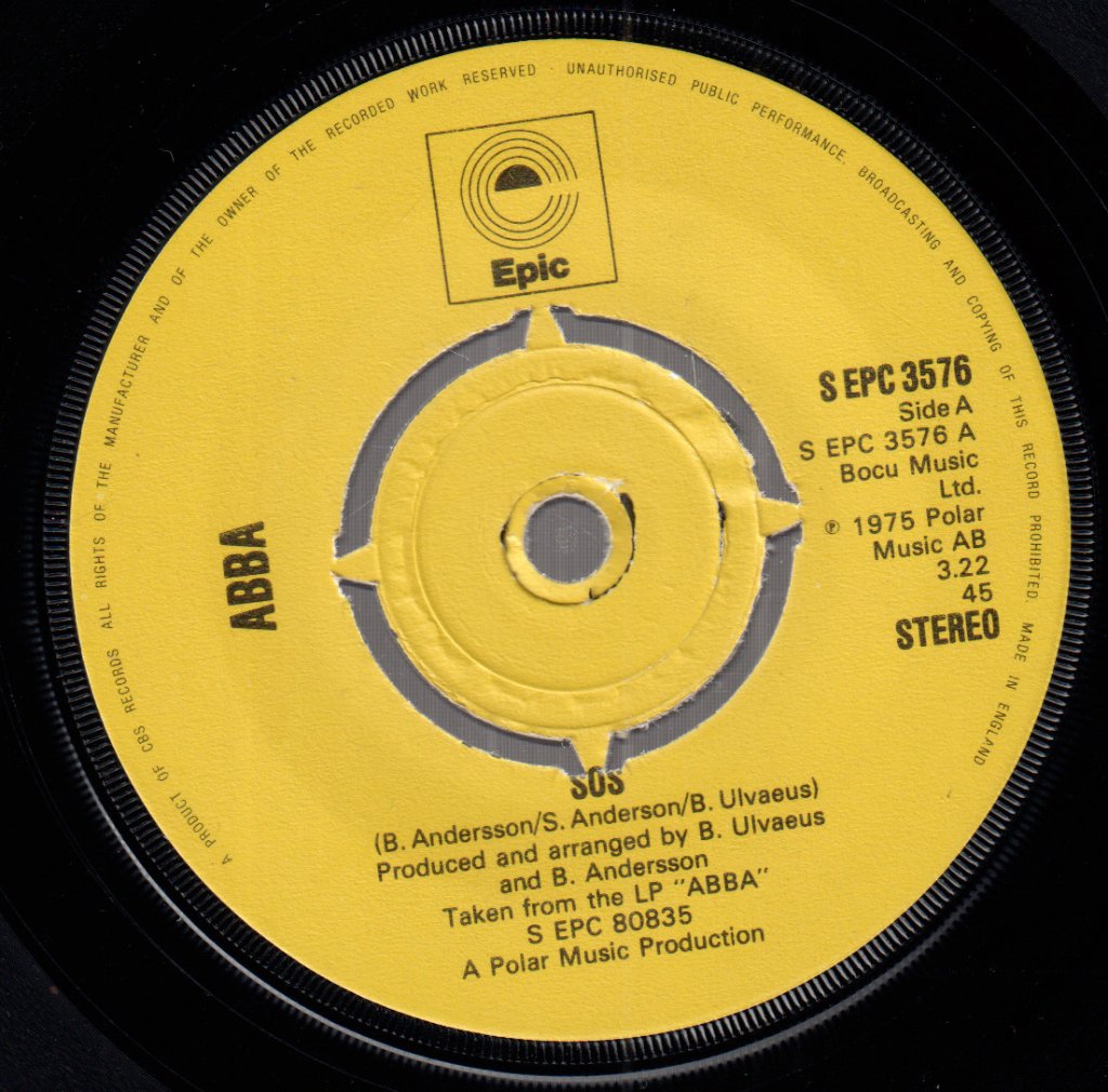 ABBA - SOS - 7 Inch