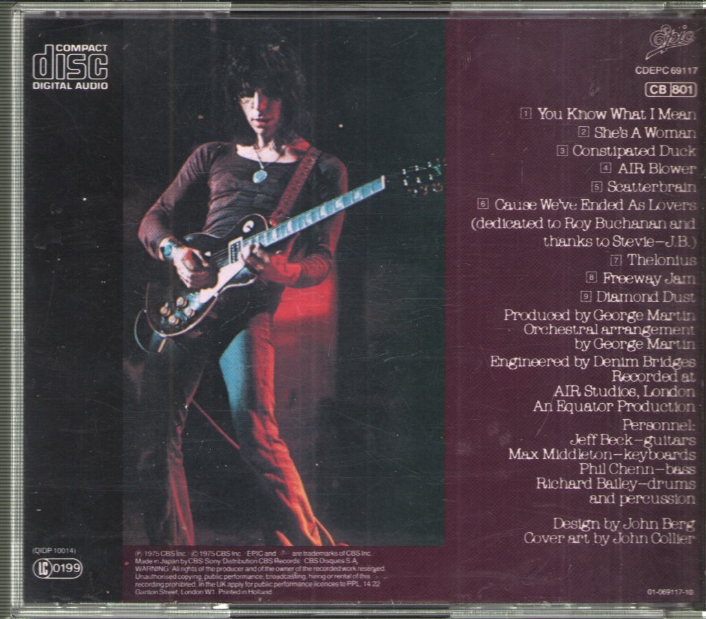 Jeff Beck - Blow By Blow - Cd