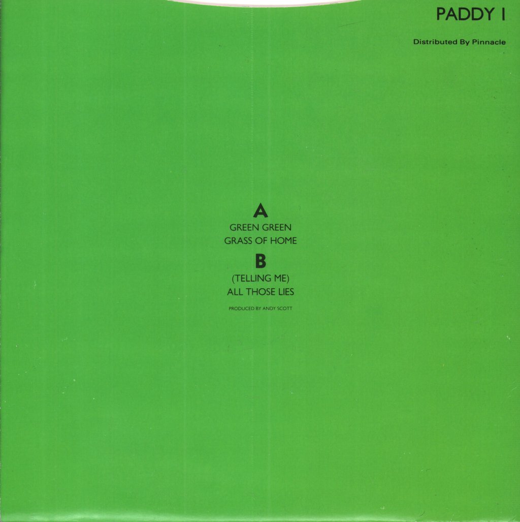 Paddy Goes To Holyhead - Green Green Grass Of Home - 7 Inch