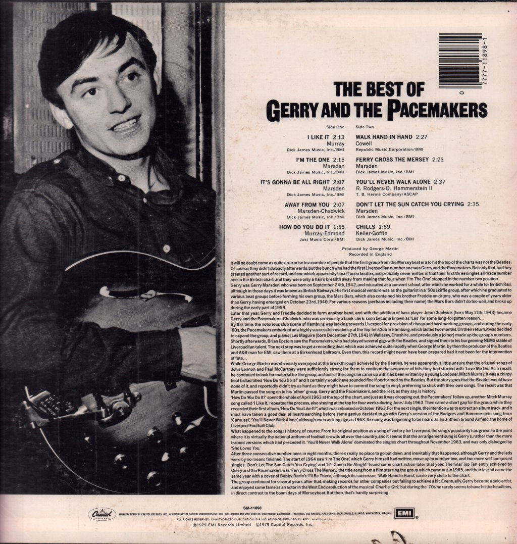 Gerry & The Pacemakers - Best Of - Lp