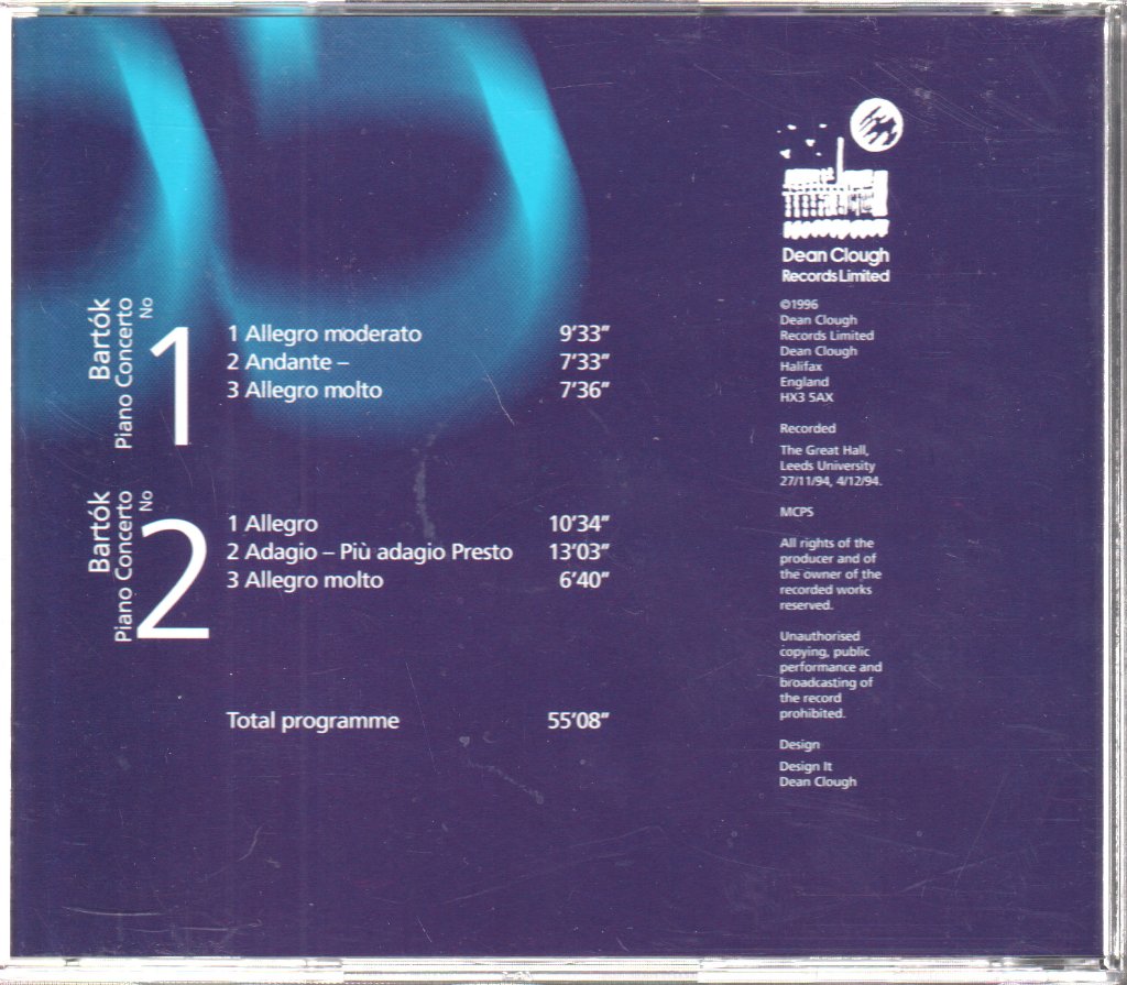 Ernest Hall David Greed Sinfornia Of Leeds - Bartok at 65 - Cd