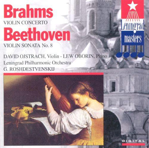 Leningrad Philharmonic, G. Roshdestveskij - Brahms / Beethoven - Violin Concerto / Violin Sonata No. 8 - Cd