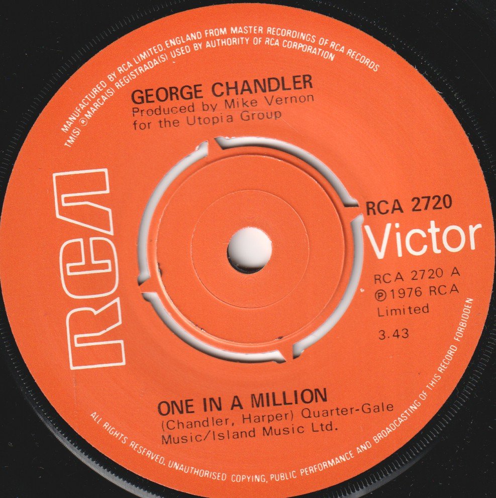 George Chandler - One In A Million - 7 Inch