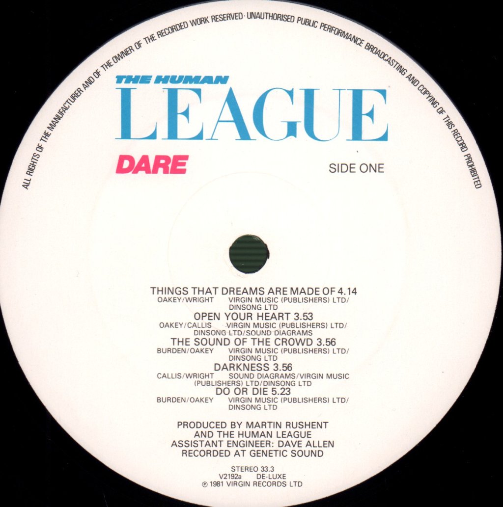 Human League - Dare - Lp