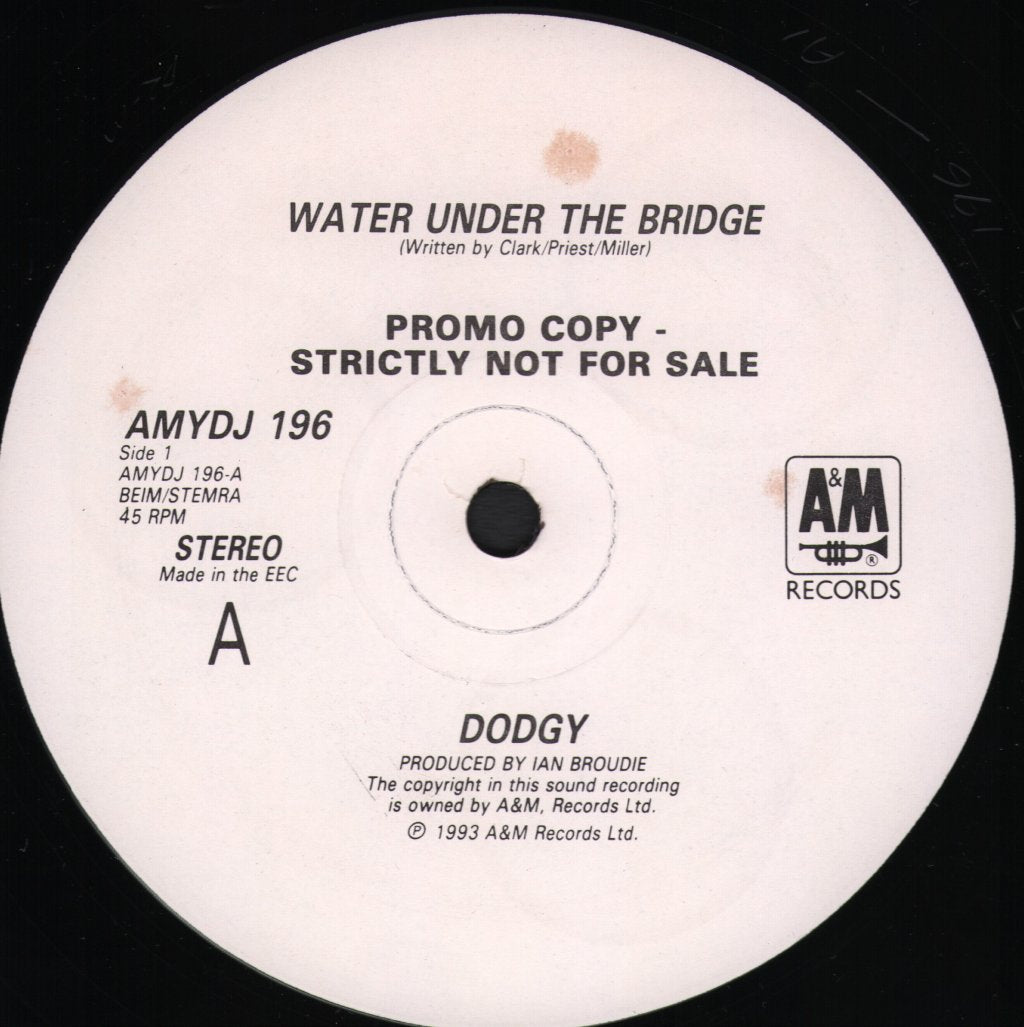 Dodgy - Water Under The Bridge - 12 Inch