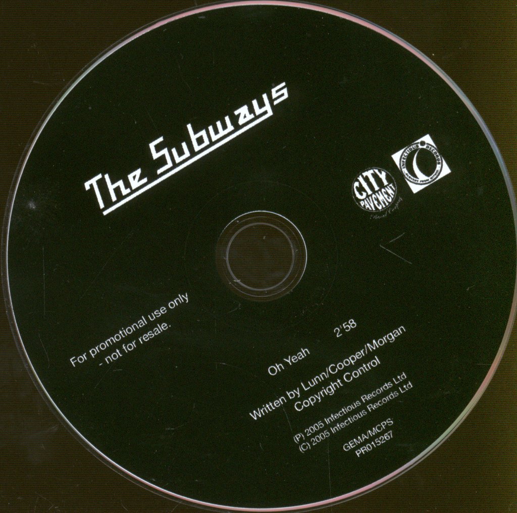 Subways - Oh Yeah - Cd
