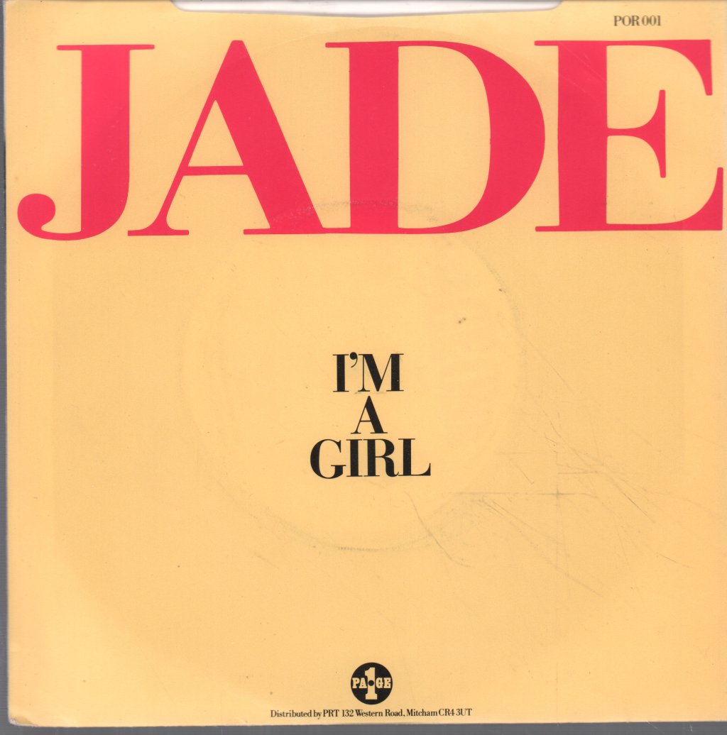 Jade (80'S Artist) - I'm A Girl - 7 Inch