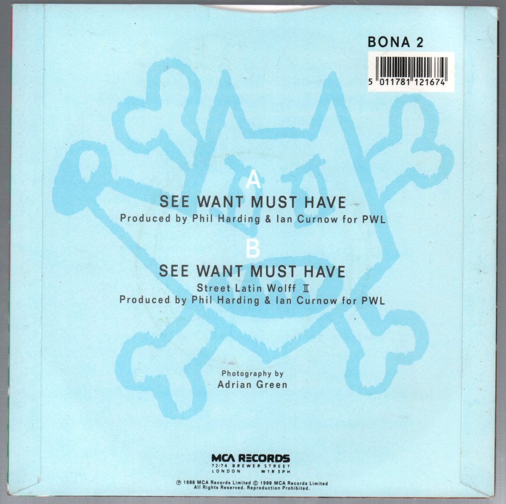 Blue Mercedes - See Want Must Have - 7 Inch