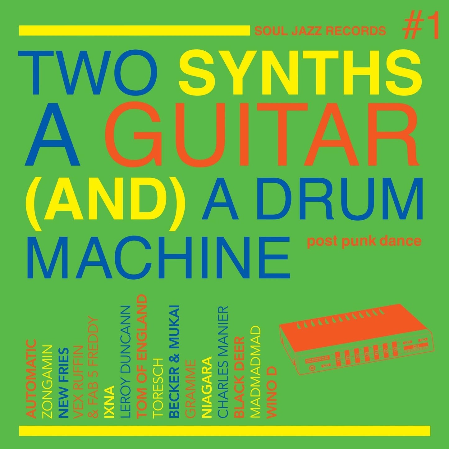Various Artists - Two Synths A Guitar (And) A Drum Machine - Post Punk Dance Vol.1 - Cd