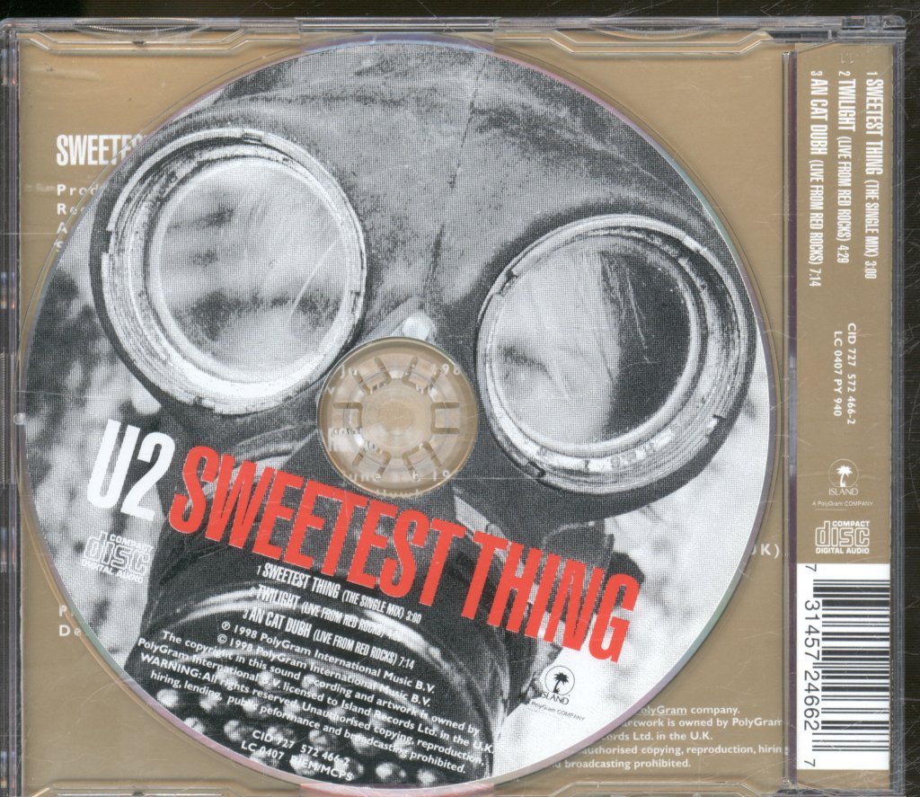 U2 - Sweetest Thing - Cd