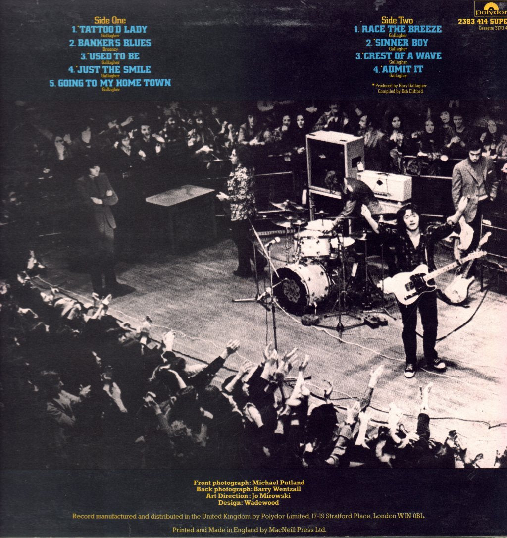 Rory Gallagher - Best Years - Lp