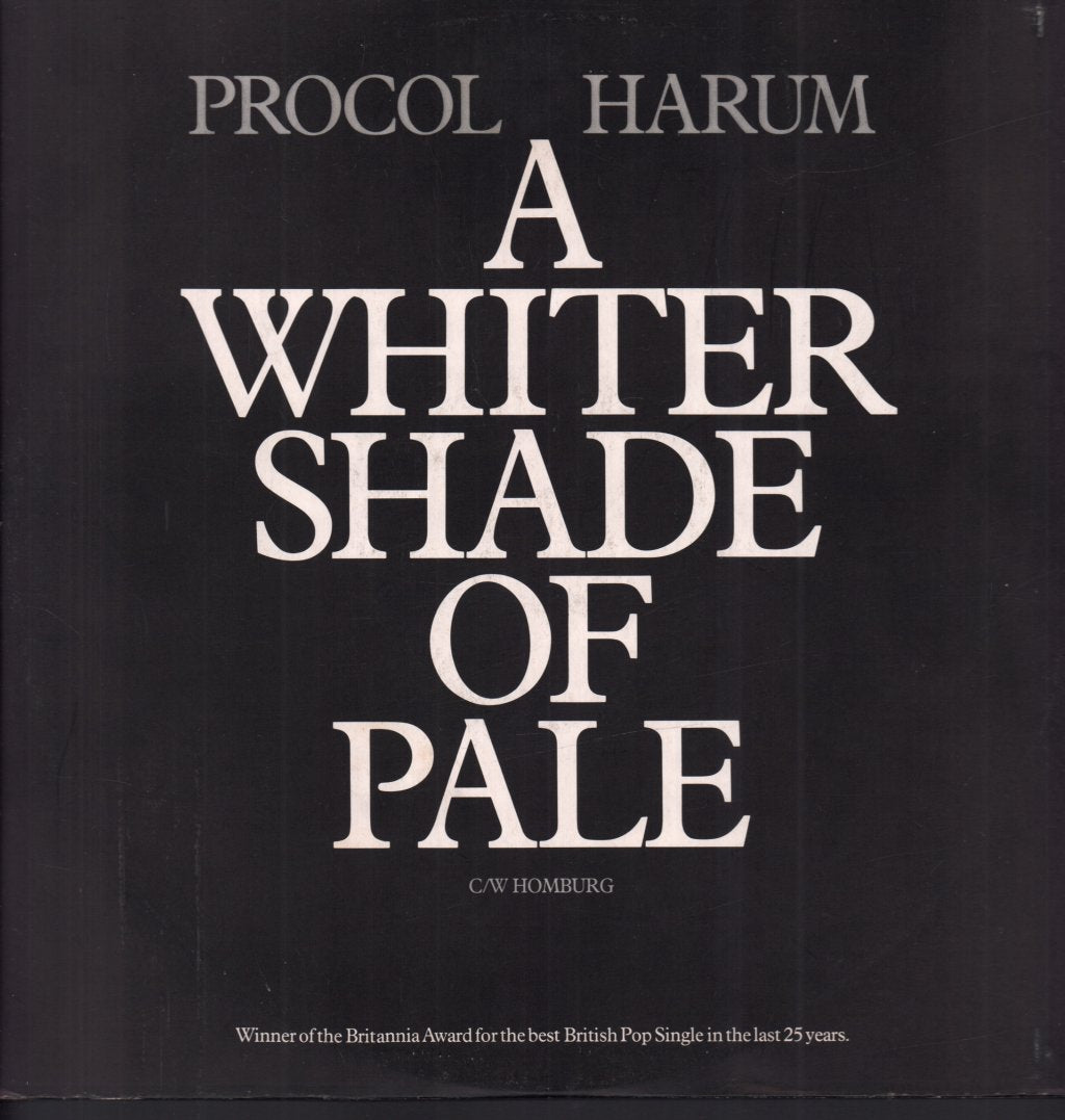 Procol Harum - A Whiter Shade Of Pale - 12 Inch
