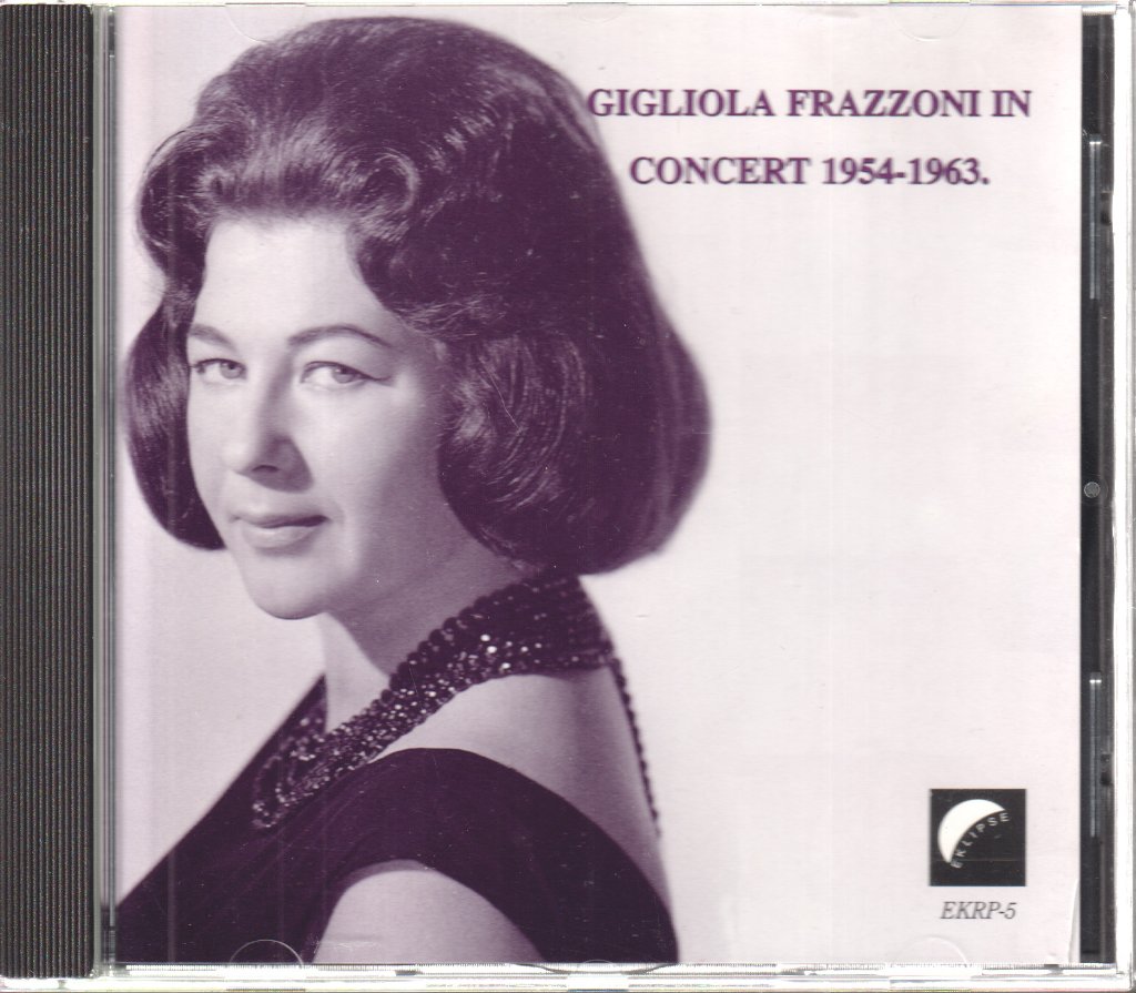 Gigliola Frazzoni - Concert 1954-1963 - Cd