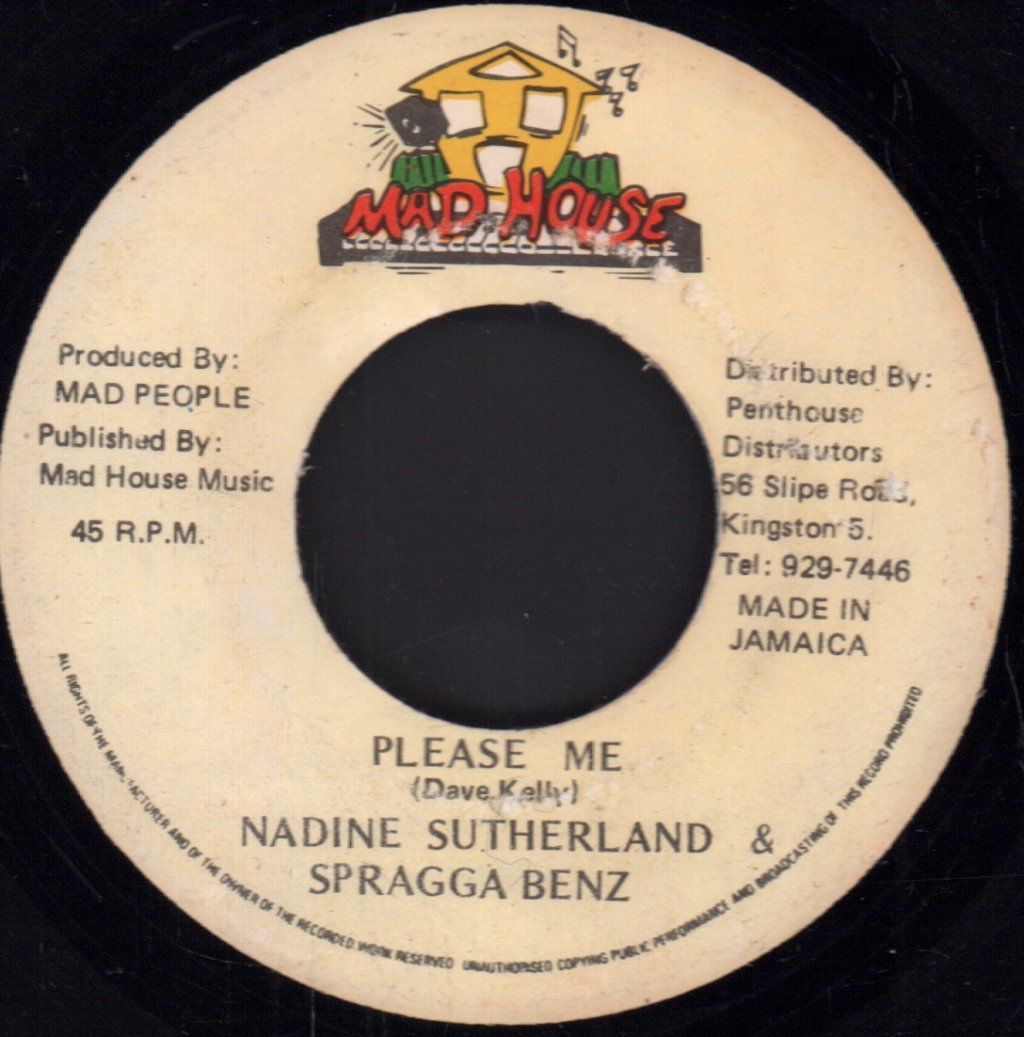 Nadine Sutherland - Please Me - 7 Inch