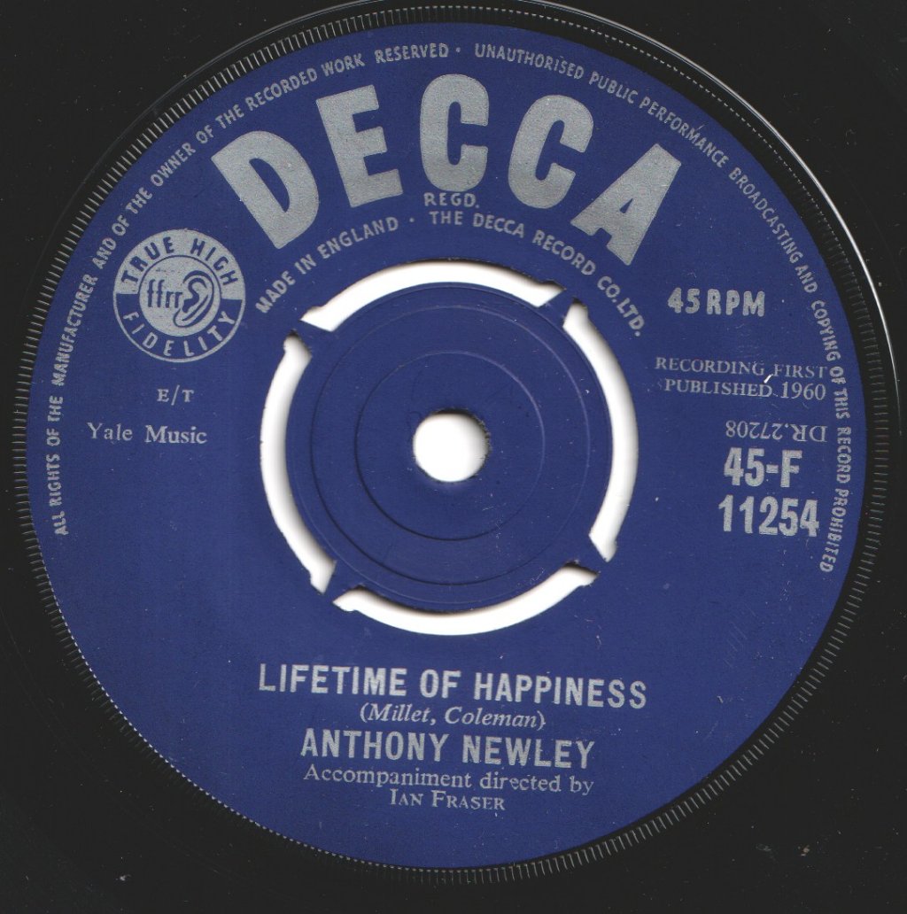 Anthony Newley - If She Should Come To You - 7 Inch