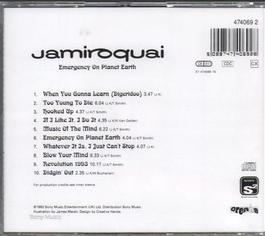 Jamiroquai - Emergency On Planet Earth - Cd