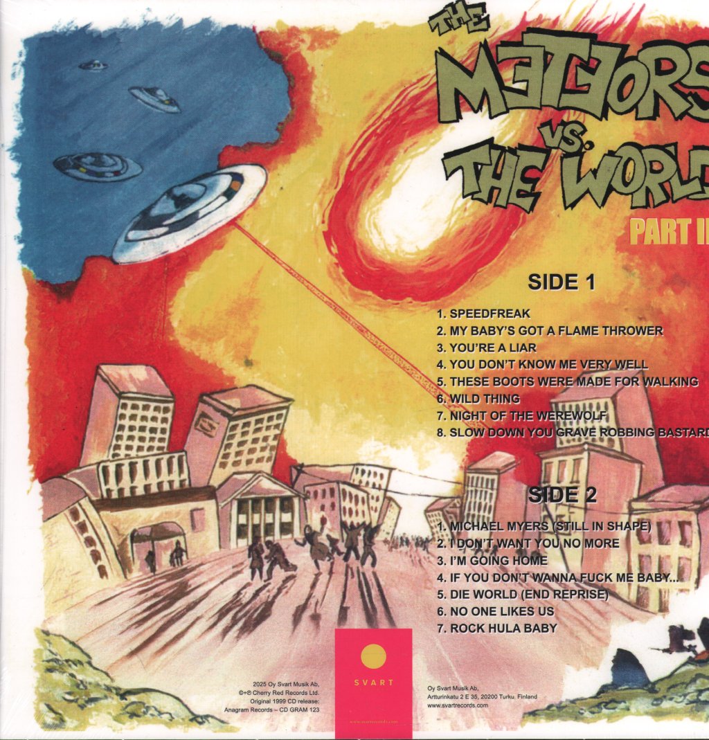 Meteors - The Meteors Vs. The World Part II - Lp
