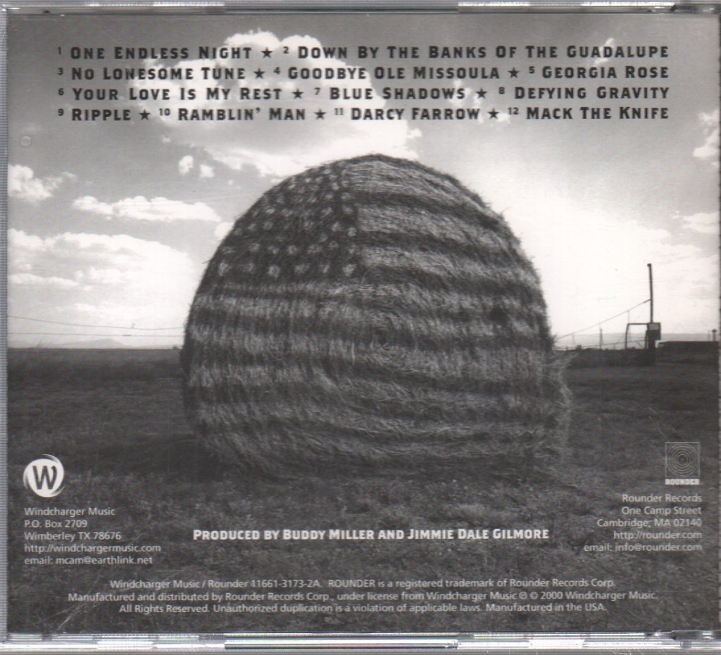 Jimmie Dale Gilmore - One Endless Night - Cd