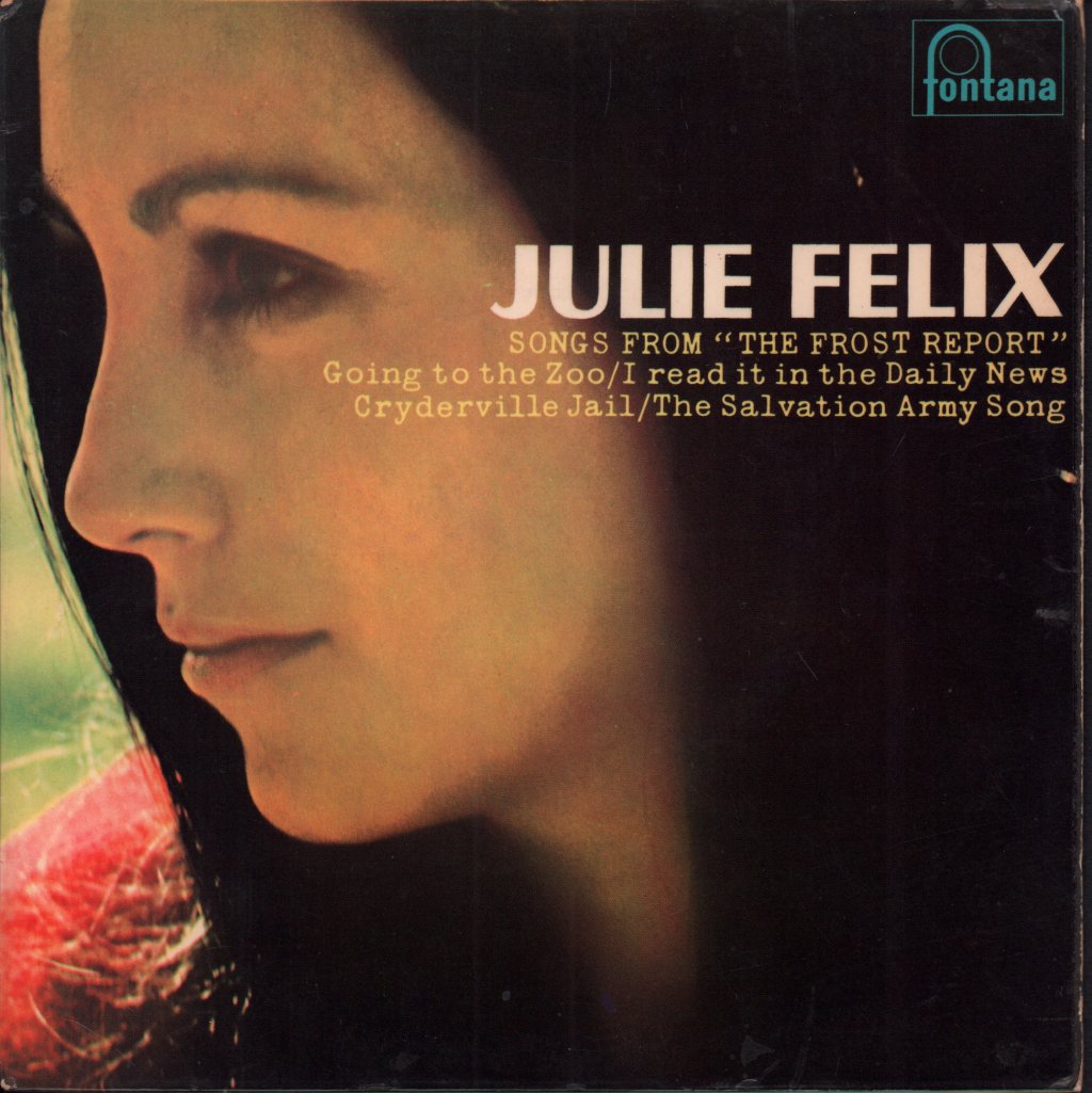 Julie Felix - Songs From The Frost Report - 7 Inch