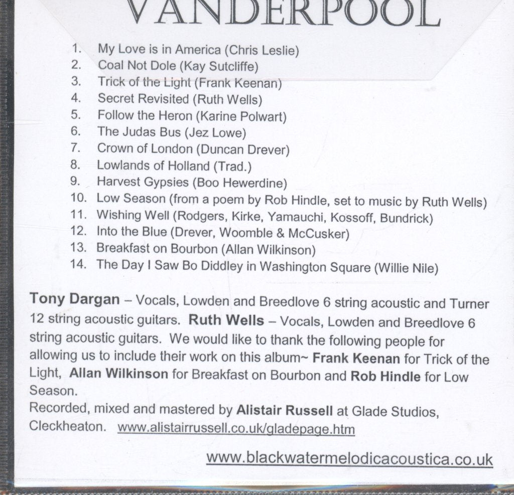 Blackwater (folk) - Vanderpool - Cd