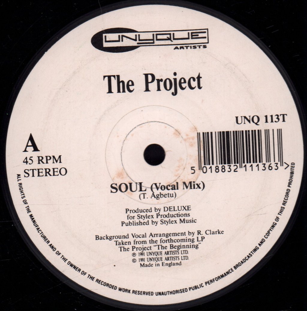 project - Soul - 12 Inch