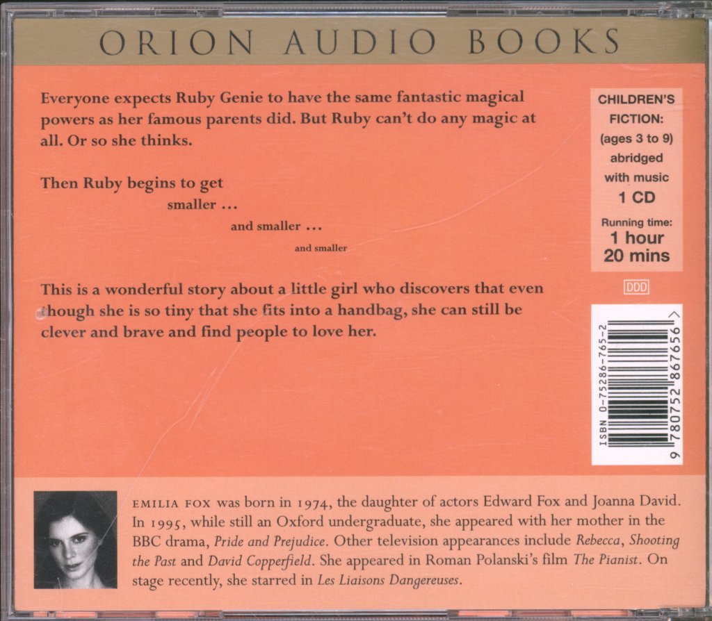 Emilia Fox - Sally Gardener - Smallest Girl Ever - Cd