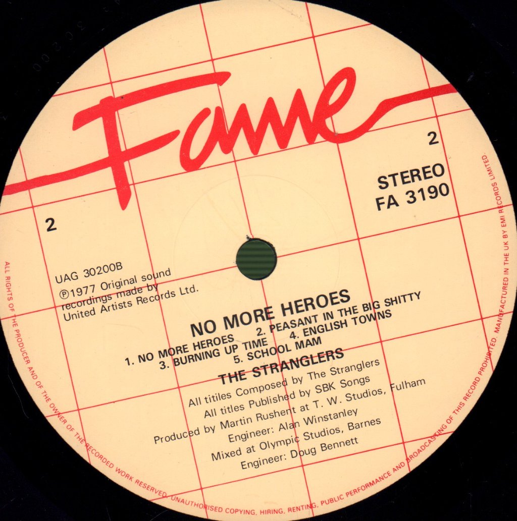 Stranglers - No More Heroes - Lp