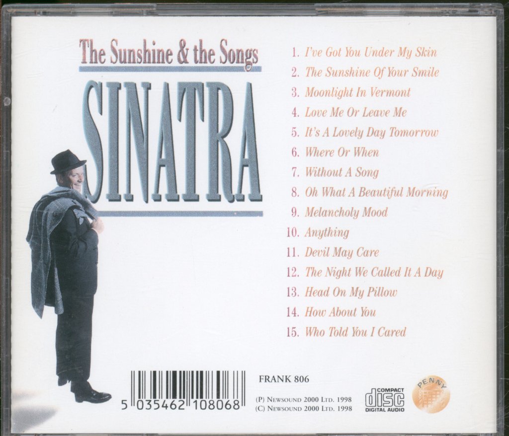 Frank Sinatra - Sunshine & The Songs - Cd