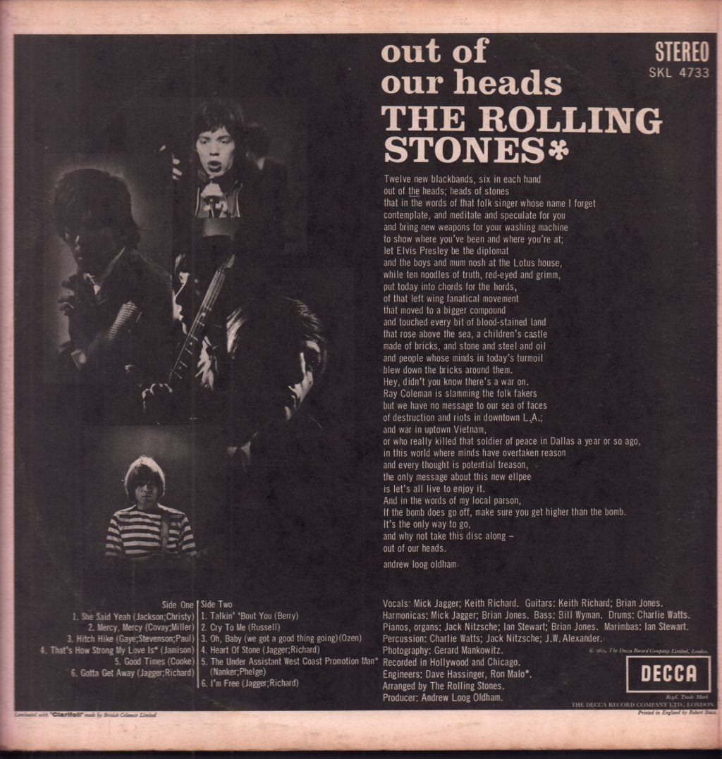 Rolling Stones - Out Of Our Heads - Lp