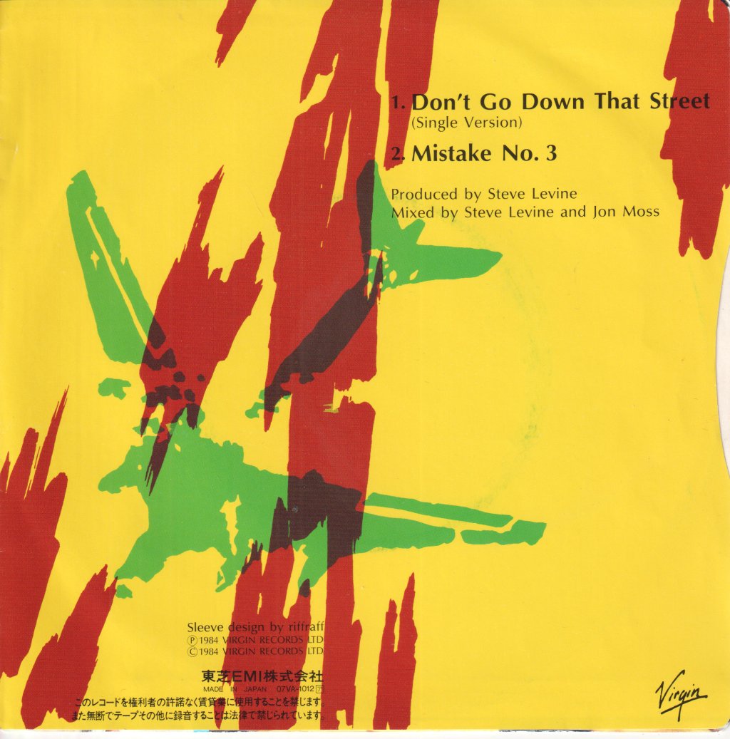 Culture Club - Don't Go Down That Street - 7 Inch