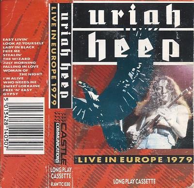Uriah Heep - Live In Europe 1979 - Cassette