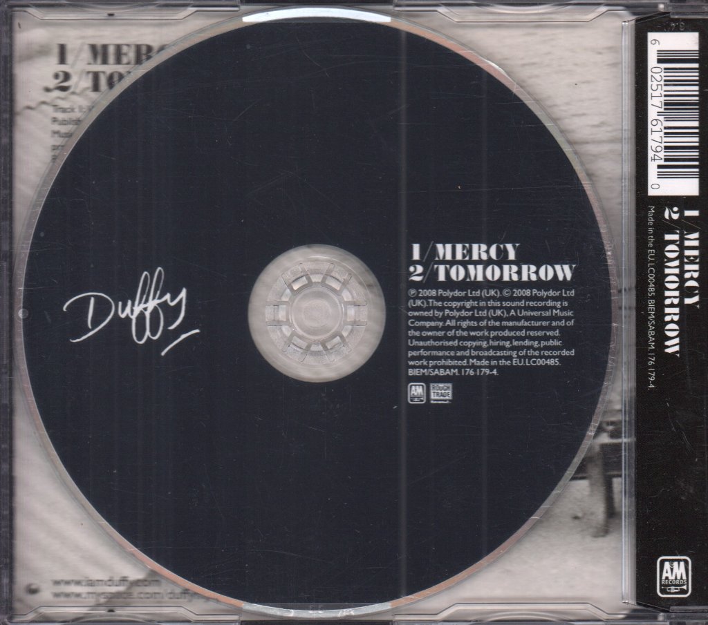 Duffy (Female Artist) - Mercy - Cd