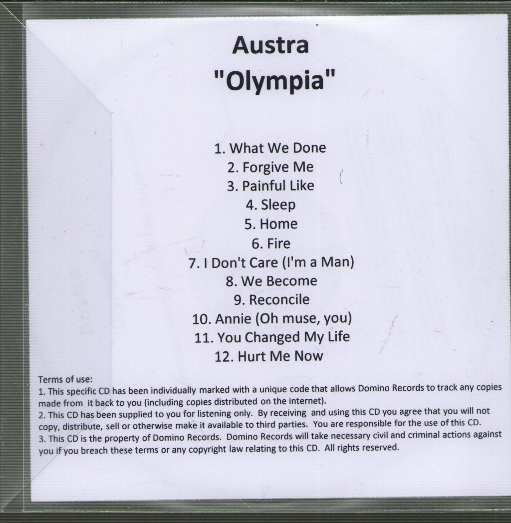 Austra - Olympia - Cdr