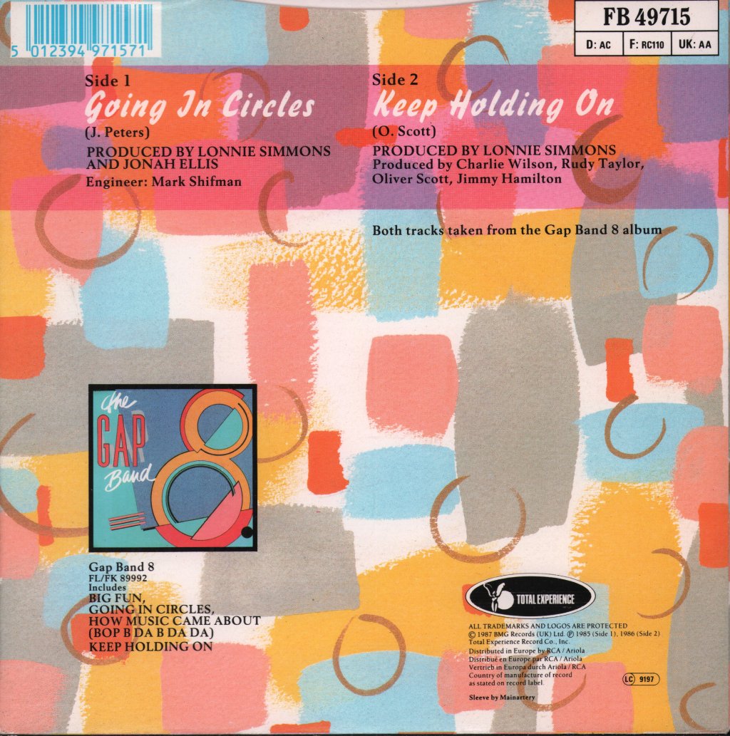 Gap Band - Going In Circles - 7 Inch