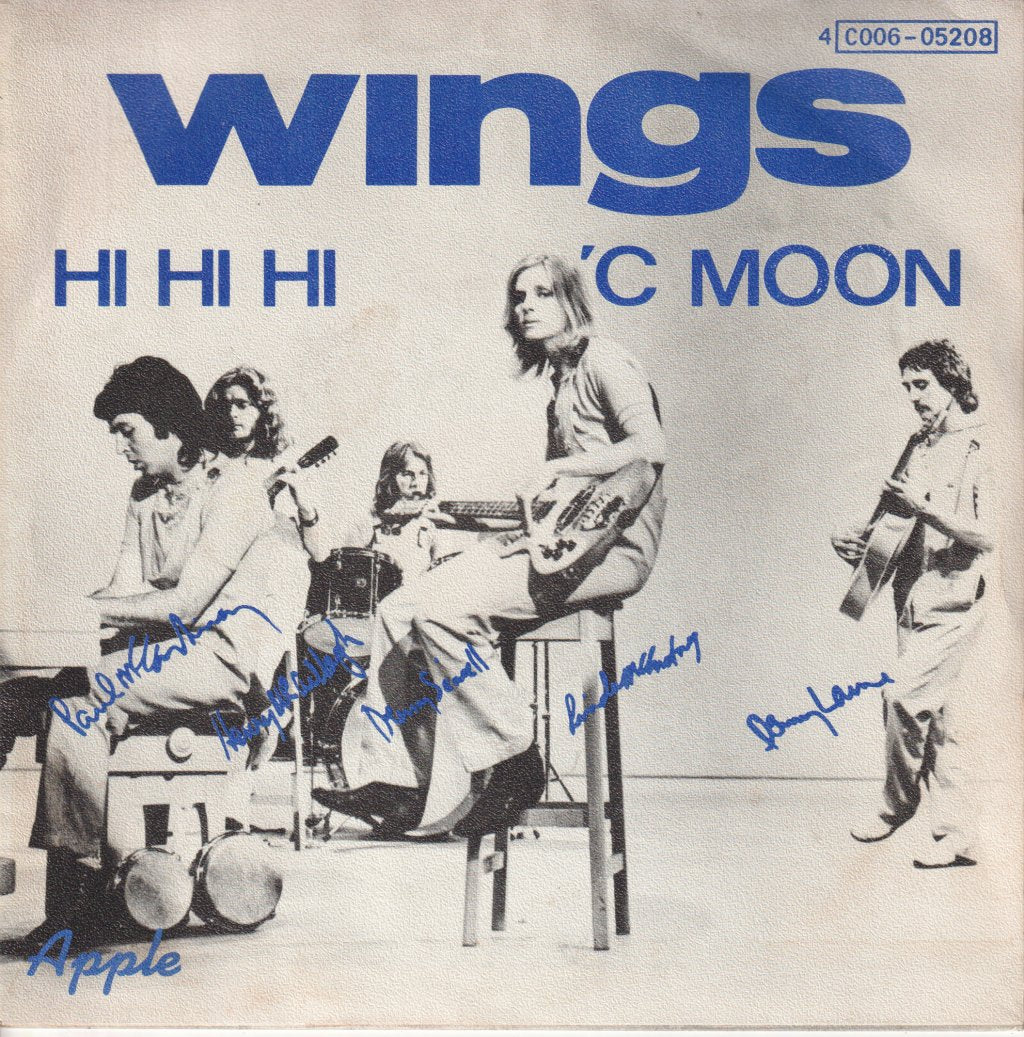 Wings - Hi Hi Hi - 7 Inch