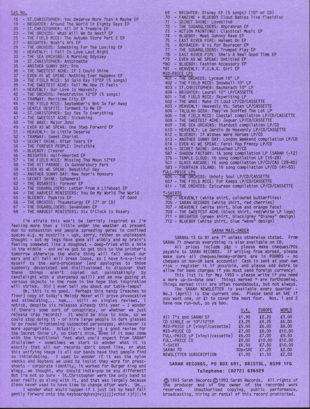 Sugargliders - Trumpet Play - 7 Inch