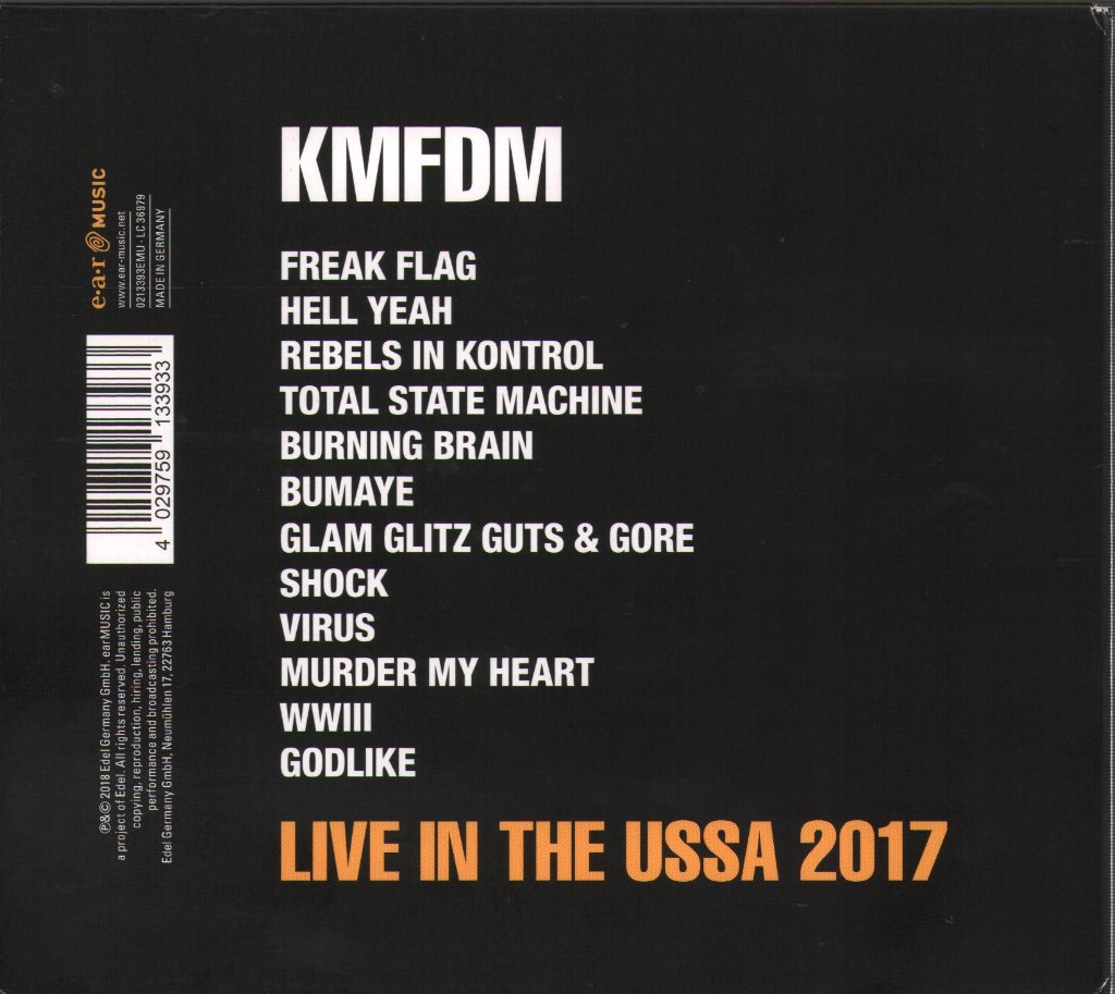 KMFDM - Live In The USSA - Cd