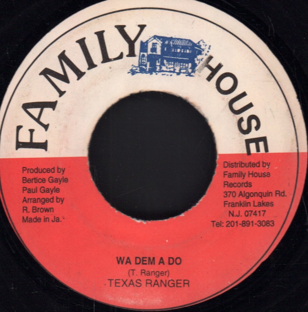 texas ranger - wa dem a do - 7 Inch