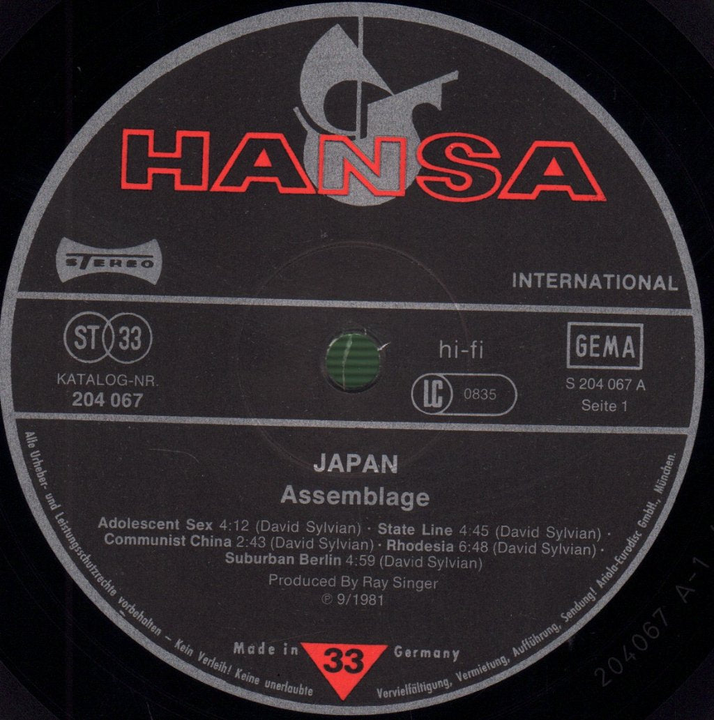 Japan - Assemblage - Lp