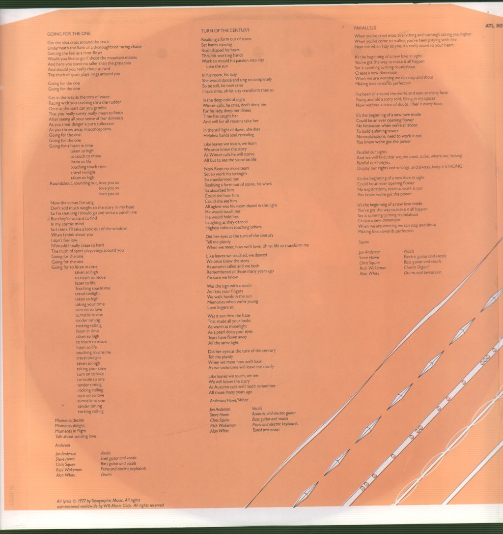 Yes - Going For The One - Lp