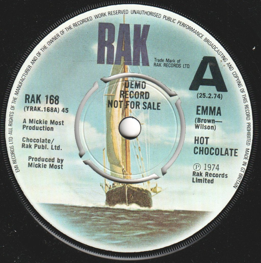 Hot Chocolate - Emma - 7 Inch