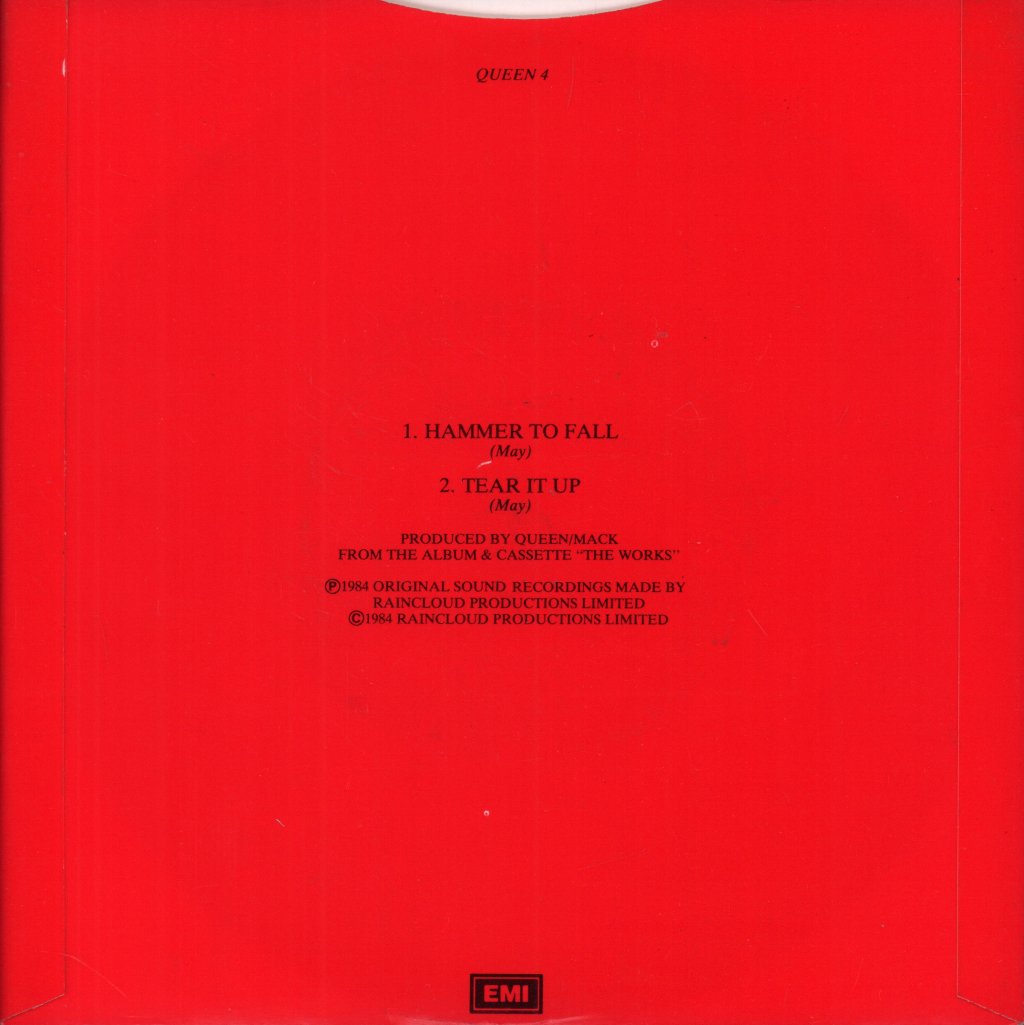 Queen - Hammer To Fall - 7 Inch
