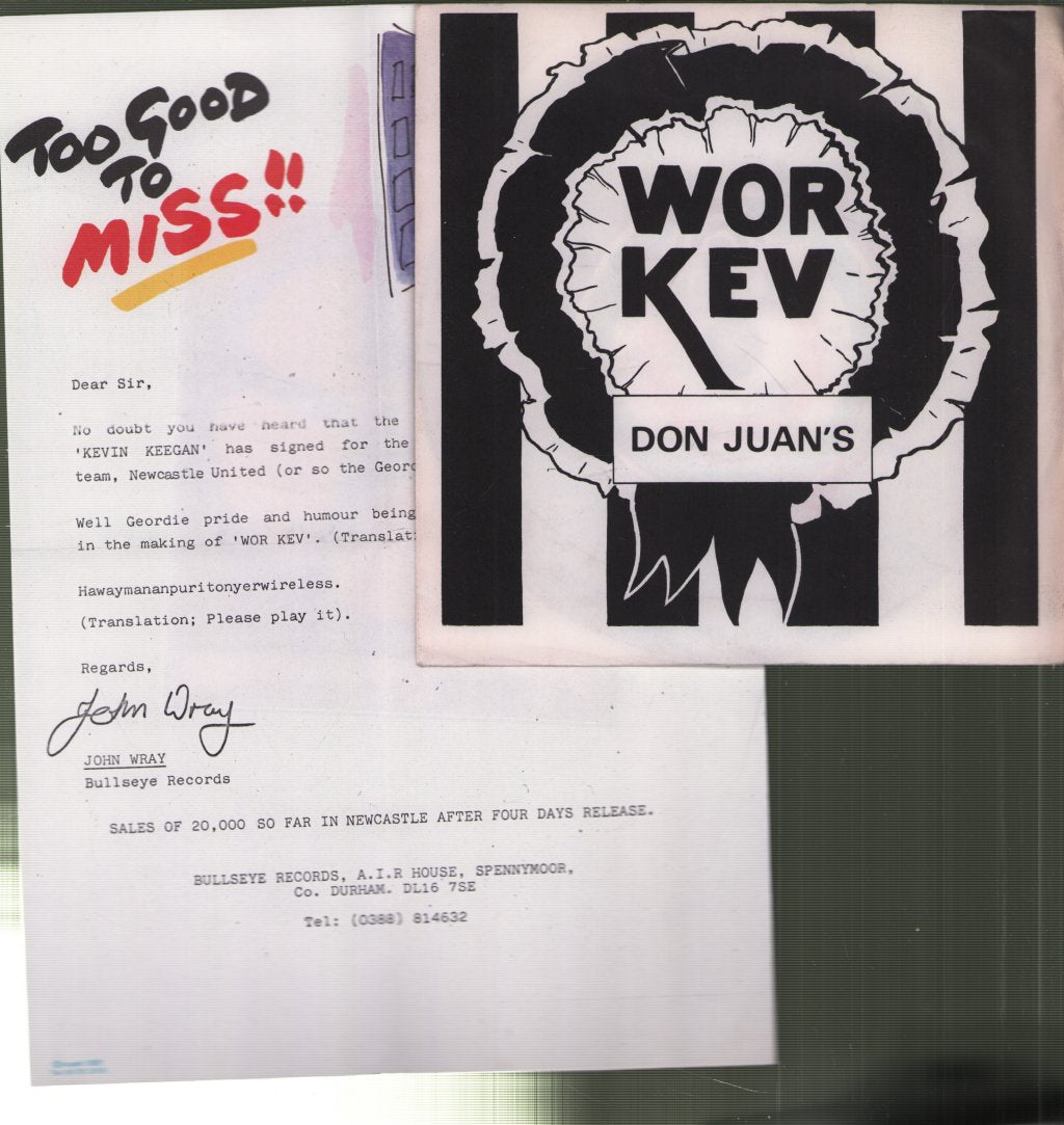 Don Juan's - Wor Kev - 7 Inch