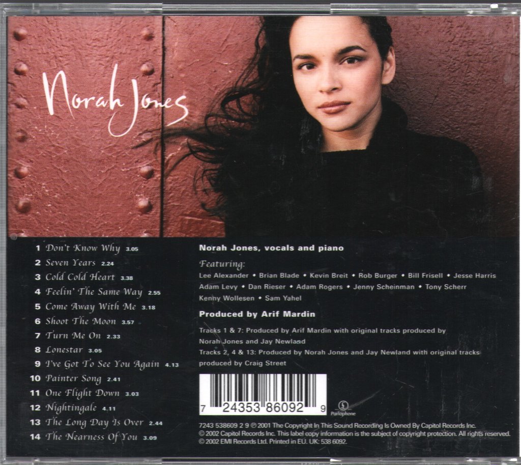 Norah Jones - Come Away With Me - Cd