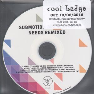 Submotion Orchestra - Needs Remixes - Cdr