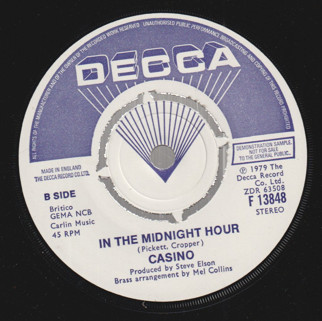 Casino (70'S Group) - Keep On Running - 7 Inch